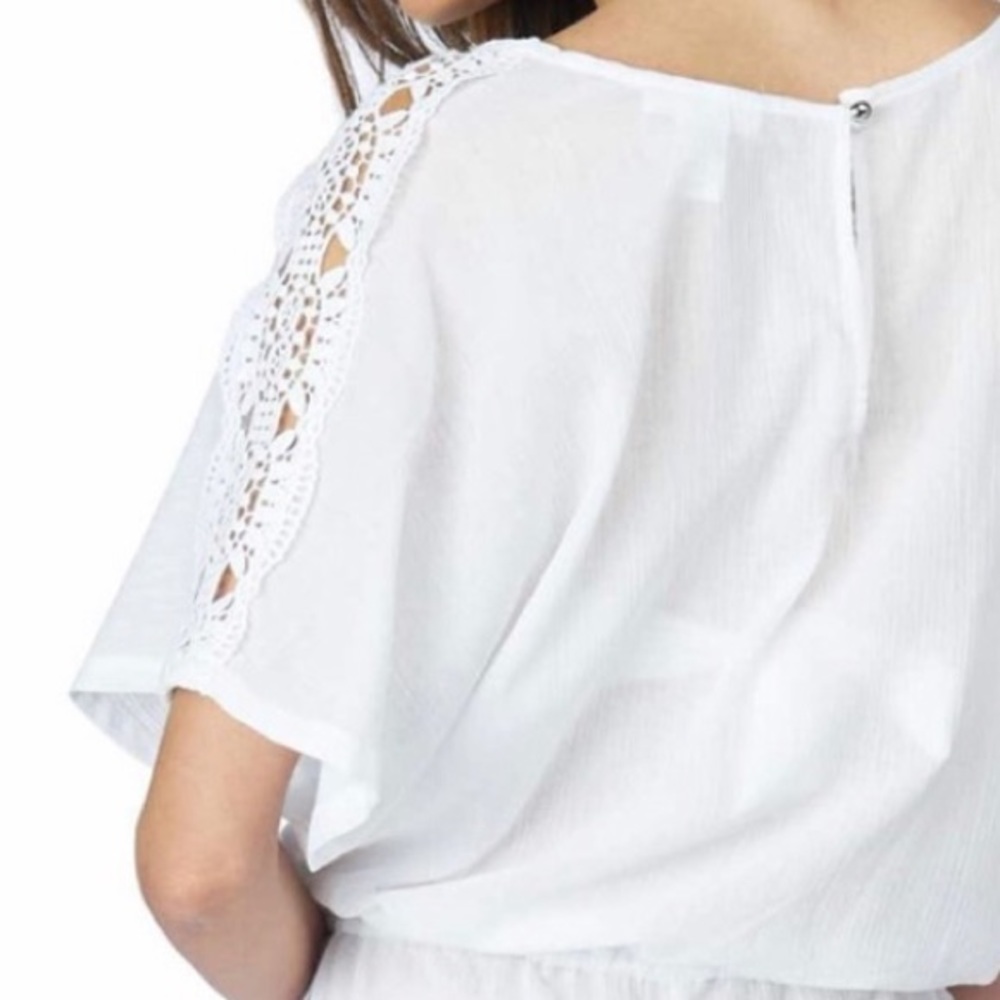 ⭐️2-DAY SALE! Price Firm!  Cotton "Island Fare" Romper Cover-Up NWT - Picture 4 of 6